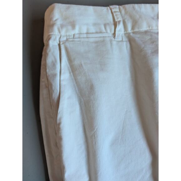 NWT Nili Lotan Montauk Cropped Cotton-blended Pants Size 2 Eggshell #1D506 - Picture 11 of 11